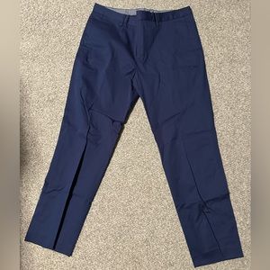 Bonobos Stretch Italian Trousers 36/32 Straight Bright Navy